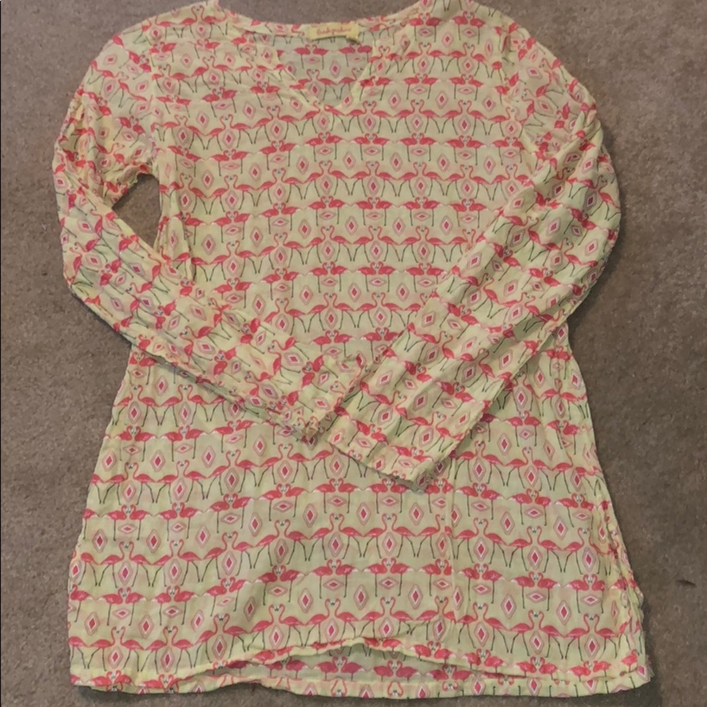 Fresh produce flamingo top xs/s